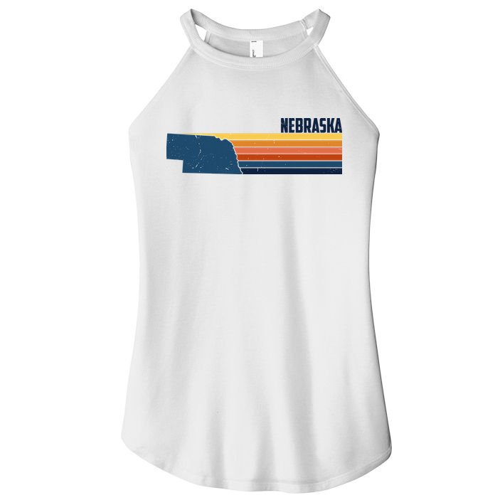 Nebraska Retro United States Women's Perfect Tri Rocker Tank
