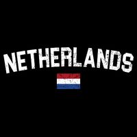 Netherlands Retro Vintage Flag Performance Shirt