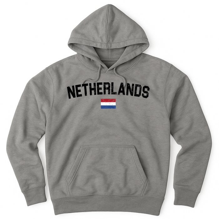 Netherlands Retro Vintage Flag Hoodie