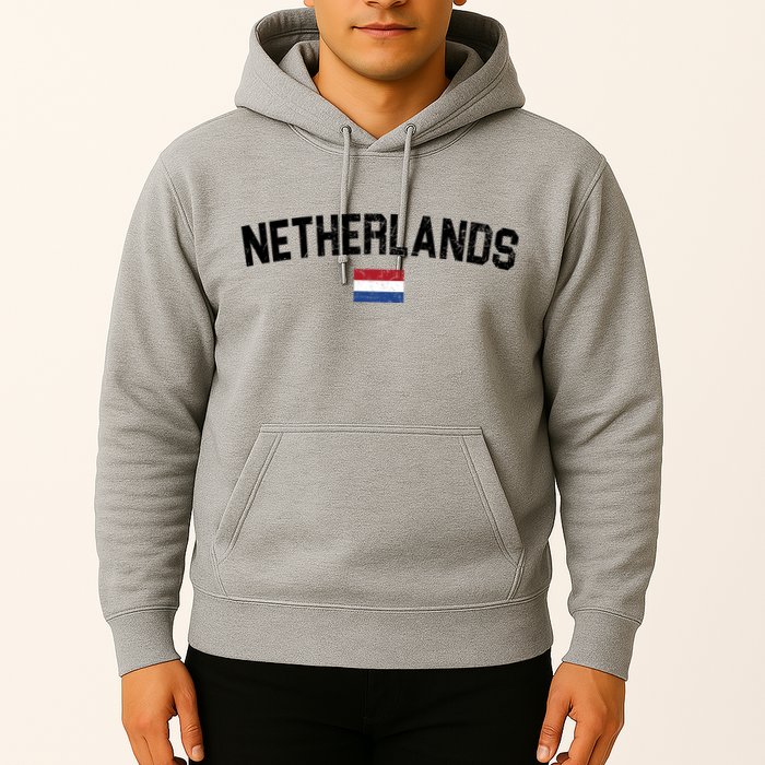 Netherlands Retro Vintage Flag Hoodie