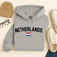 Netherlands Retro Vintage Flag Hoodie
