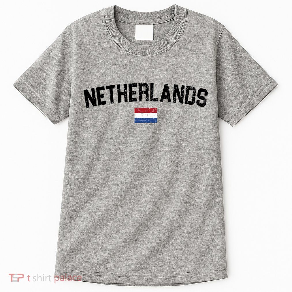 Netherlands Retro Vintage Flag Tall T-Shirt