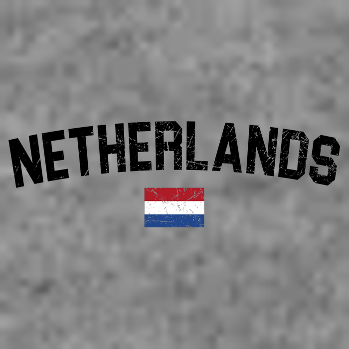 Netherlands Retro Vintage Flag Hooded Wearable Blanket