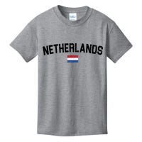 Netherlands Retro Vintage Flag Kids T-Shirt