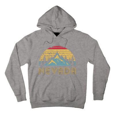 Nevada Retro Vintage Mountains Nature Hiking T Tall Hoodie