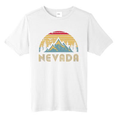 Nevada Retro Vintage Mountains Nature Hiking T Tall Fusion ChromaSoft Performance T-Shirt