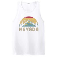 Nevada Retro Vintage Mountains Nature Hiking T PosiCharge Competitor Tank