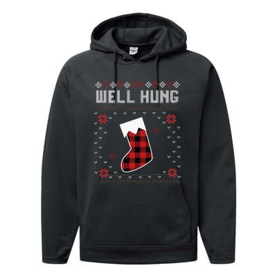 Nice Rack Well Hung Ugly Sweater Fun Couples Christmas Performance Fleece Hoodie