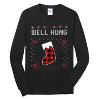 Nice Rack Well Hung Ugly Sweater Fun Couples Christmas Tall Long Sleeve T-Shirt