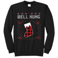 Nice Rack Well Hung Ugly Sweater Fun Couples Christmas Tall Sweatshirt