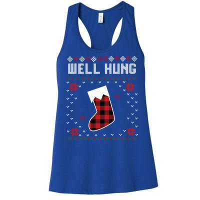 Nice Rack Well Hung Ugly Sweater Fun Couples Christmas Gift Women's Racerback Tank