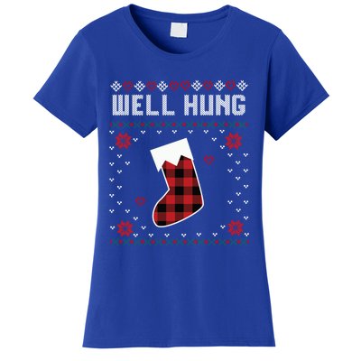 Nice Rack Well Hung Ugly Sweater Fun Couples Christmas Gift Women's T-Shirt