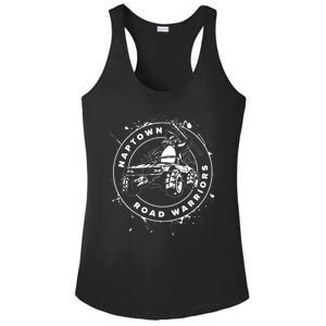 Naptown Road Warriors Penguin Mascot Ladies PosiCharge Competitor Racerback Tank