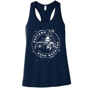 Naptown Road Warriors Penguin Mascot Women's Racerback Tank