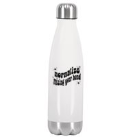 Normalize Raising Your Hand Stainless Steel Insulated Water Bottle