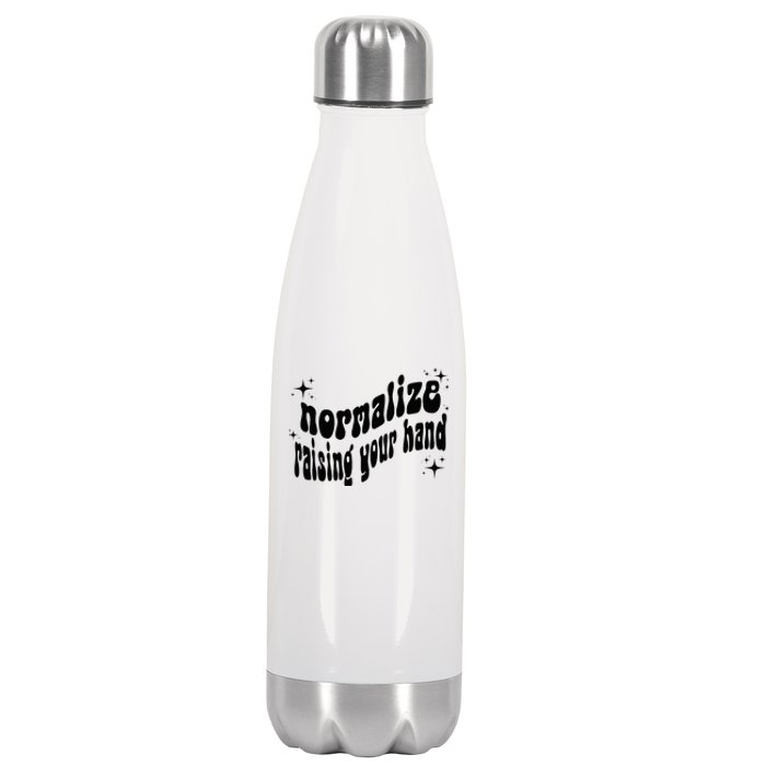 Normalize Raising Your Hand Stainless Steel Insulated Water Bottle