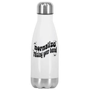 Normalize Raising Your Hand Stainless Steel Insulated Water Bottle