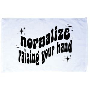 Normalize Raising Your Hand Microfiber Hand Towel