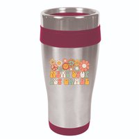 Next Stop 1st Grade Hello School Groovy Back To School 16oz Travel Tumbler