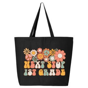 Next Stop 1st Grade Hello School Groovy Back To School 25L Jumbo Tote