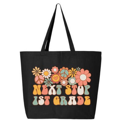 Next Stop 1st Grade Hello School Groovy Back To School 25L Jumbo Tote