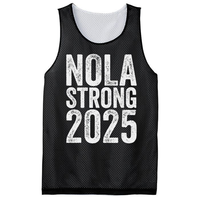 Nola Strong 2025 Never Forget New Orleans Support Mesh Reversible Basketball Jersey Tank