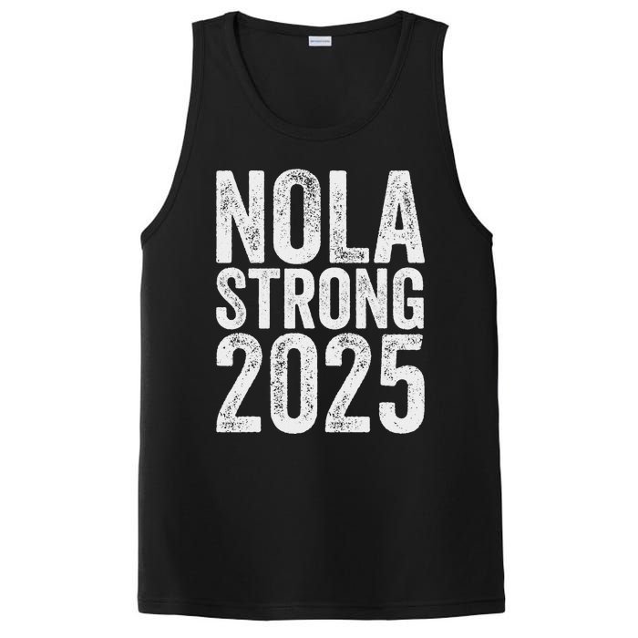 Nola Strong 2025 Never Forget New Orleans Support PosiCharge Competitor Tank