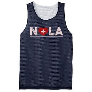 Nola Strong 2025 New Orleans Support Mesh Reversible Basketball Jersey Tank