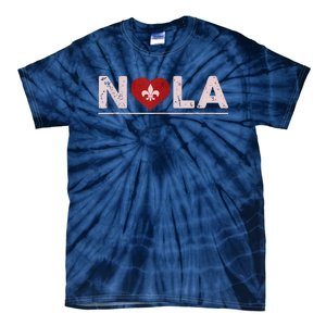 Nola Strong 2025 New Orleans Support Tie-Dye T-Shirt