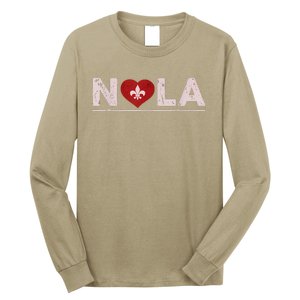 Nola Strong 2025 New Orleans Support Long Sleeve Shirt