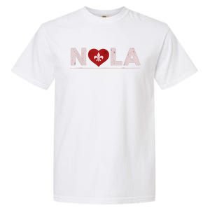 Nola Strong 2025 New Orleans Support Garment-Dyed Heavyweight T-Shirt