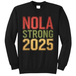 Nola Strong 2025 New Orleans Resilient Community Pride Sweatshirt