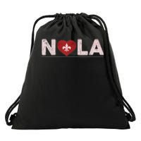 Nola Strong 2025 New Orleans Support Drawstring Bag