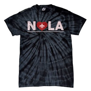 Nola Strong 2025 New Orleans Support Tie-Dye T-Shirt