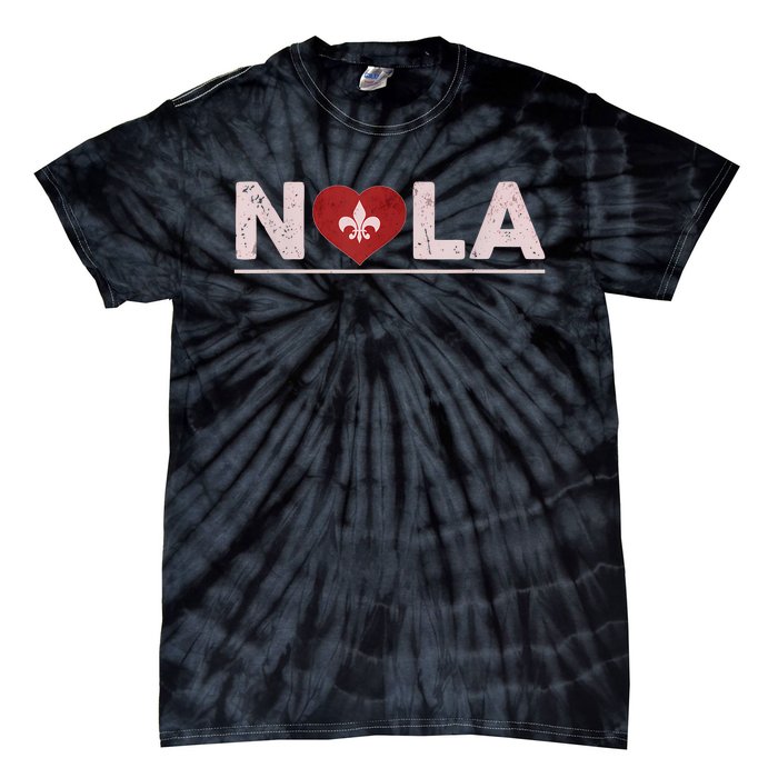 Nola Strong 2025 New Orleans Support Tie-Dye T-Shirt