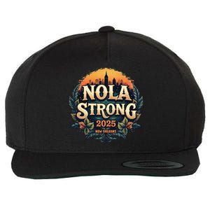 Nola Strong 2025 Never Forget New Orleans Wool Snapback Cap