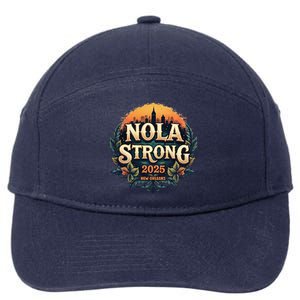 Nola Strong 2025 Never Forget New Orleans 7-Panel Snapback Hat