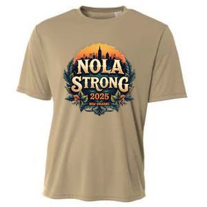 Nola Strong 2025 Never Forget New Orleans Cooling Performance Crew T-Shirt