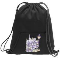 Nola Strong 2025 Red New Orleans Support Sweatshirt Cinch Pack Bag