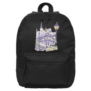 Nola Strong 2025 Red New Orleans Support 16 in Basic Backpack