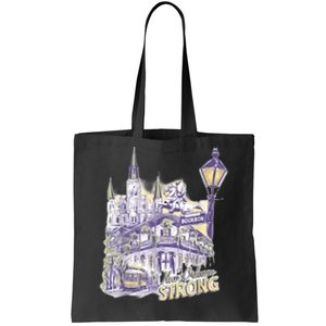 Nola Strong 2025 Red New Orleans Support Tote Bag