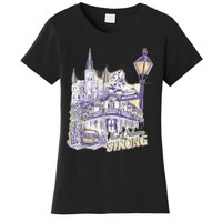 Nola Strong 2025 Red New Orleans Support Women's T-Shirt