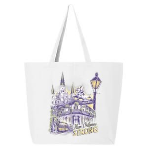 Nola Strong 2025 Red New Orleans Support 25L Jumbo Tote