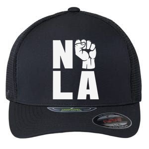 Nola Strong 2025 New Orleans Support Flexfit Unipanel Trucker Cap