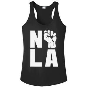 Nola Strong 2025 New Orleans Support Ladies PosiCharge Competitor Racerback Tank