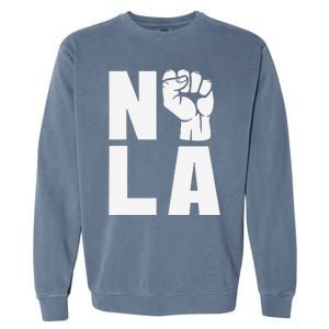 Nola Strong 2025 New Orleans Support Garment-Dyed Sweatshirt