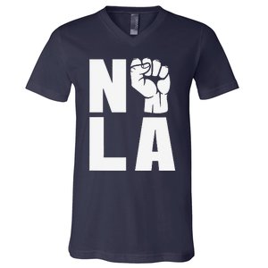 Nola Strong 2025 New Orleans Support V-Neck T-Shirt