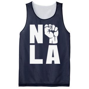 Nola Strong 2025 New Orleans Support Mesh Reversible Basketball Jersey Tank