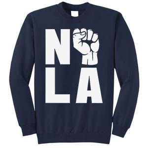 Nola Strong 2025 New Orleans Support Tall Sweatshirt