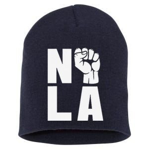 Nola Strong 2025 New Orleans Support Short Acrylic Beanie